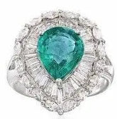 Sterling Silver Semi Mount Ring Setting Pear PE 11X9mm - Syzjewelry